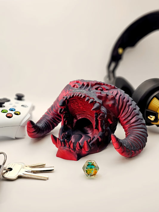 Balrog Head Headphone & Controller Stand & Key Storage & Dice Tower