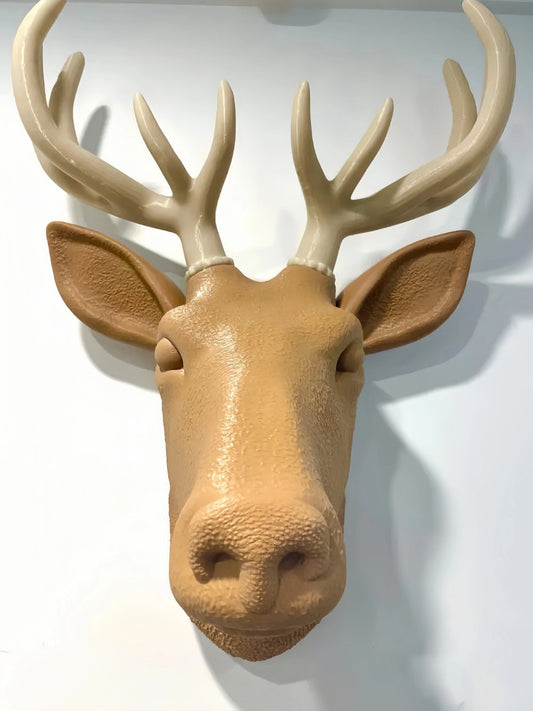 Deer Head Wall-Mounted Headphone Stand