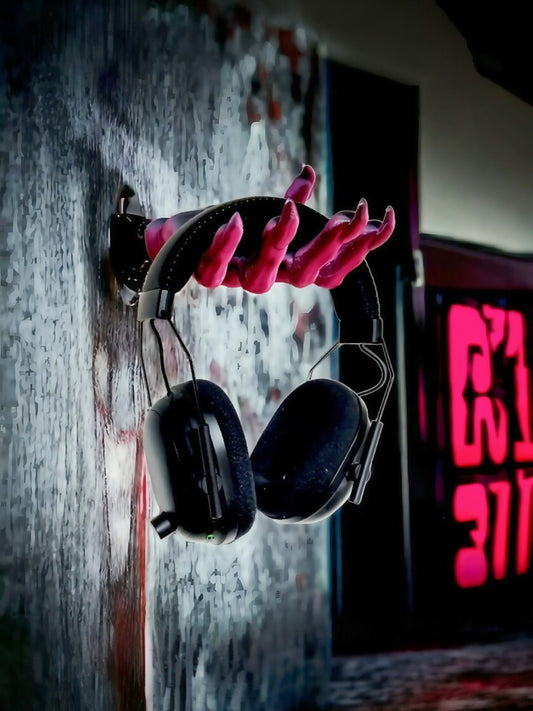 Demon Hand Wall-Mounted Headphone Stand