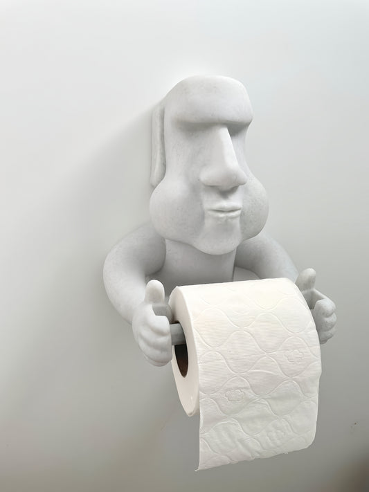 Moai Toilet Paper Holder