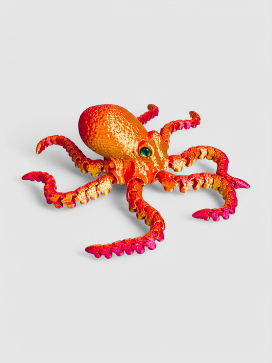 3D Printed Articulated Octopus