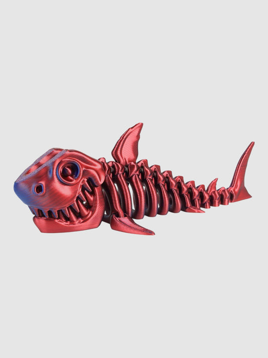 3D Printed Articulated Skeleton Shark