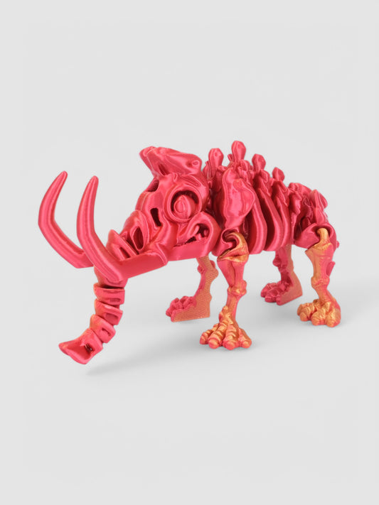 3D Printed Articulated Skeleton Mammoth