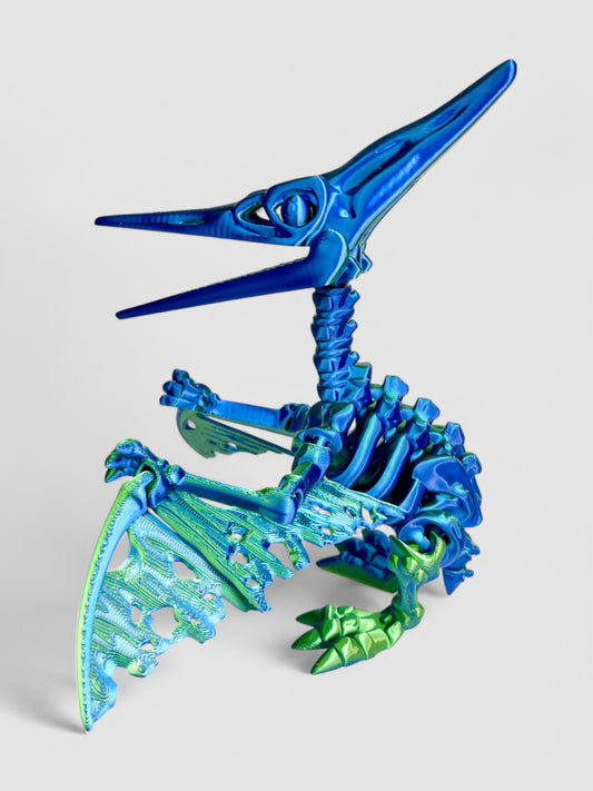 3D Printed Articulated Skeleton Pteranodon