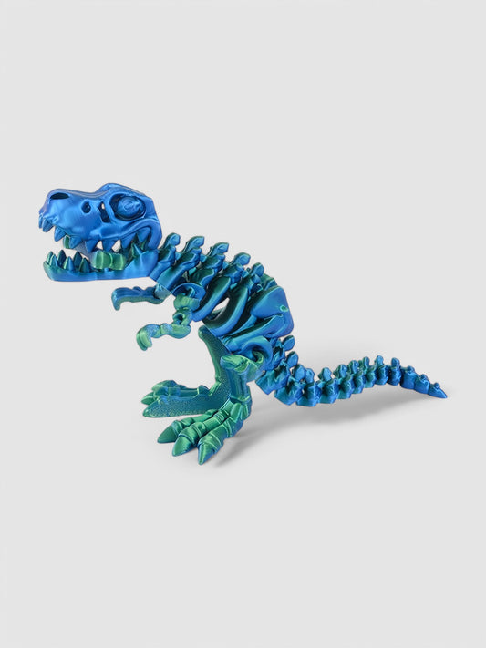 3D Printed Articulated Skeleton T-Rex