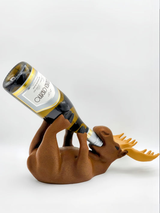 Moose Wine Bottle Holder