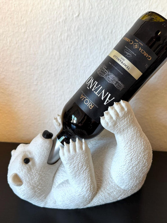 Polar Bear Wine Bottle Holder