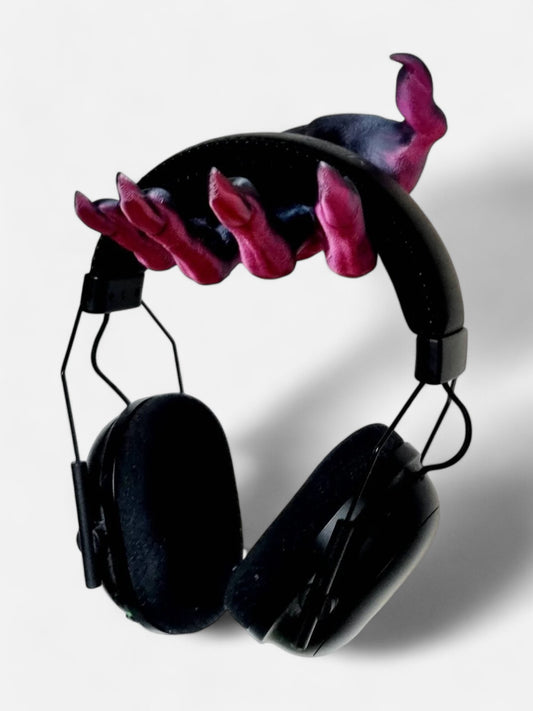 Demon Hand Wall Mounted Headset Holder