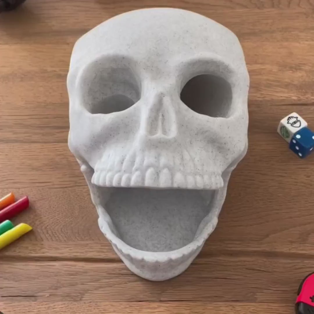 Skull Wall-Mounted Headphone & Controller Stand